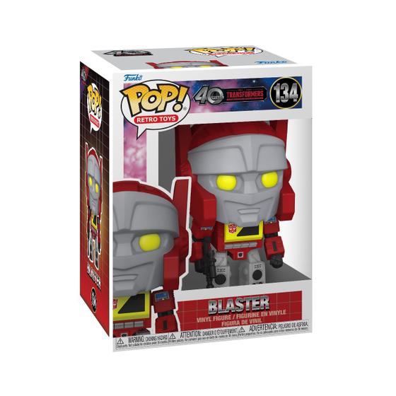 Imagem de Boneco de ação Funko Pop! Brinquedos retrô Transformers Blaster