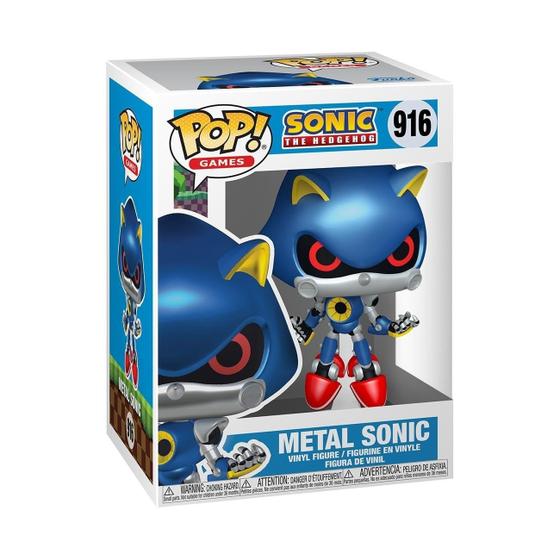 Imagem de Boneco de ação Funko Pop! Jogos Sonic The Hedgehog Metal Sonic