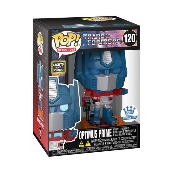 Imagem de Boneco de ação Funko Pop! Luzes e sons Optimus Prime