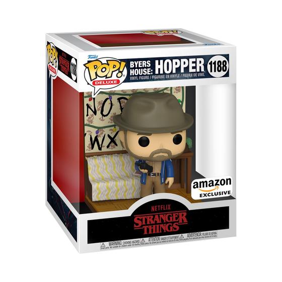 Imagem de Boneco de ação Funko Pop! Stranger Things Hopper de luxo