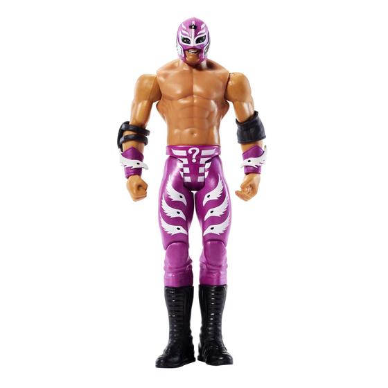 Imagem de Boneco de ação Mattel WWE Basic Rey Mysterio de 6 polegadas para crianças com mais de 6 anos