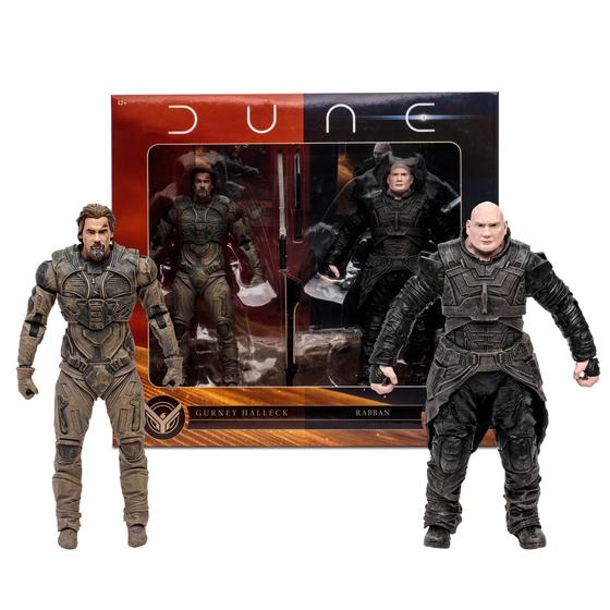 Imagem de Boneco de ação McFarlane Toys Dune Part Two Gurney Halleck & Rabban, pacote com 2