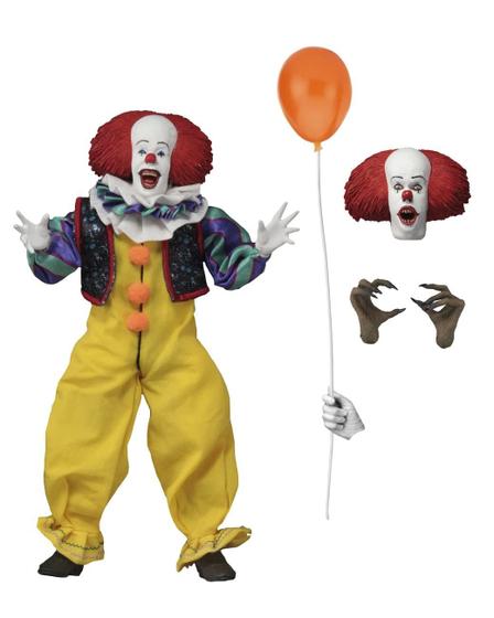 Imagem de Boneco de ação NECA IT Pennywise 1990, tecido de 8 polegadas