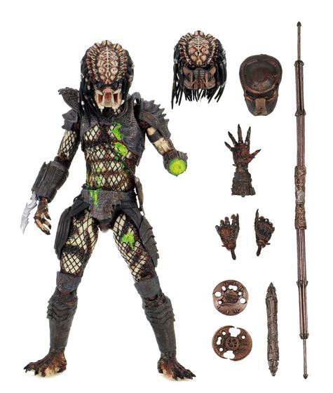 Imagem de Boneco de Ação NECA Predator 2 Ultimate - 20cm - Edição Battle Damaged