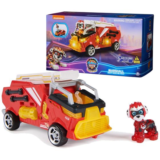 Imagem de Boneco de Ação Paw Patrol Marshall com Caminhão de Brinquedo