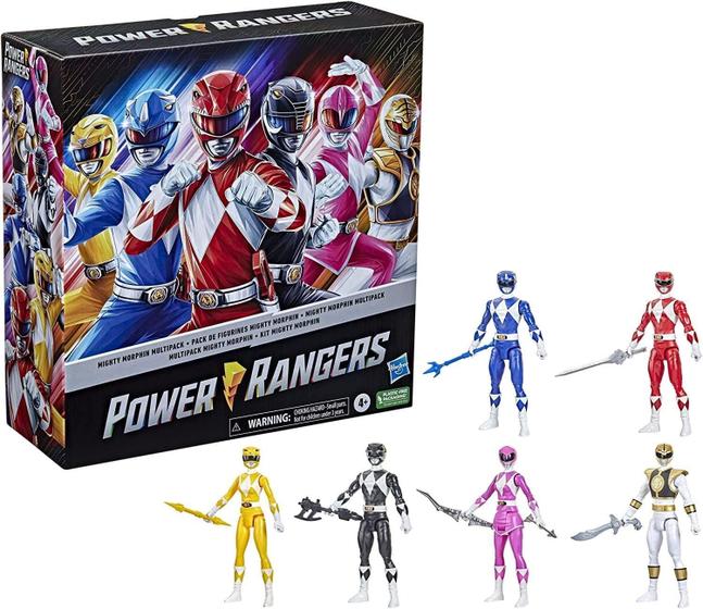 MIGHTY MORPHIN POWER Rangers Party Favors 1993 placo jouets NEUF 4