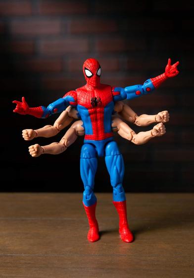 Imagem de Boneco de ação Spider-Man Legends Series 6, brinquedo de seis braços