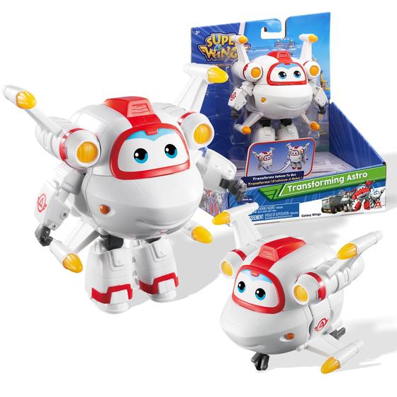 Imagem de Boneco de Ação Super Wings Transformer Supercharged Tobot Astro