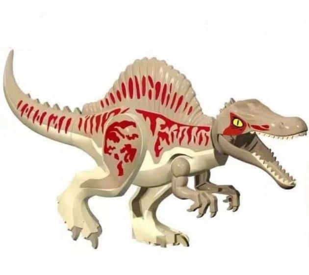 Imagem de Boneco De Blocos De Montar Big Dinossauro Huge Spinosaurus