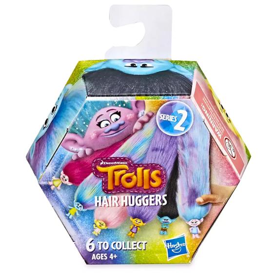 Imagem de Boneco de brinquedo em miniatura DREAMWORKS TROLLS Hair Huggers Series 2