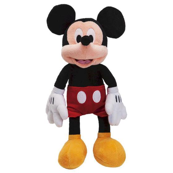 Imagem de Boneco de Pelúcia Mickey com Som Multikids Vermelho 33cm