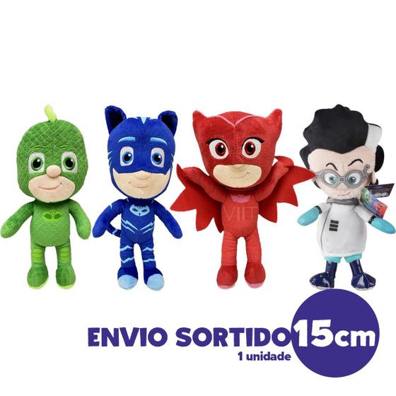 Boneco de Pelúcia Pj Masks 15cm Original - Multikids Br1291 - Envio ...