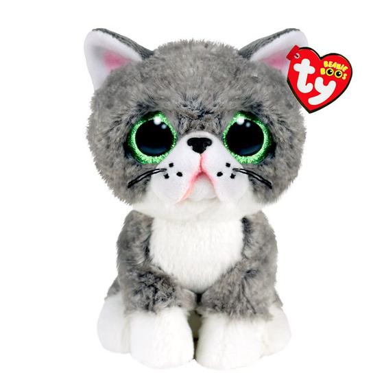 Imagem de Boneco de Pelúcia Ty Infantil 16cm Gatinho Fergus Original