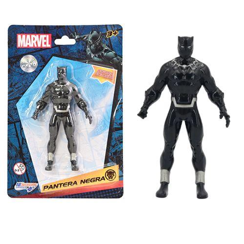 Imagem de BONECO DE PLÁSTICO MARVEL PANTERA NEGRA 9,5cm.