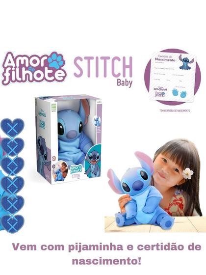 Imagem de Boneco De Vinil - Amor De Filhote - Disney - Stitch