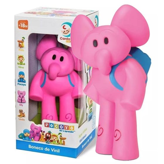 Imagem de Boneco de Vinil Elly 16 cm Turma do Pocoyo - Cardoso Toys