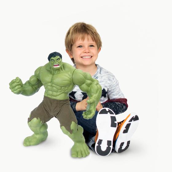 Boneco de Vinil Gigante Hulk Premium 55cm Menor preço em Boneco de Vinil Gigante Hulk Premium 55cm