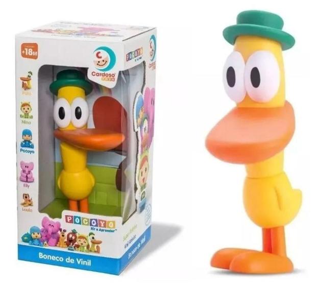 Boneco de Vinil Pato Pocoyo Menor preço em Boneco de Vinil Pato Pocoyo