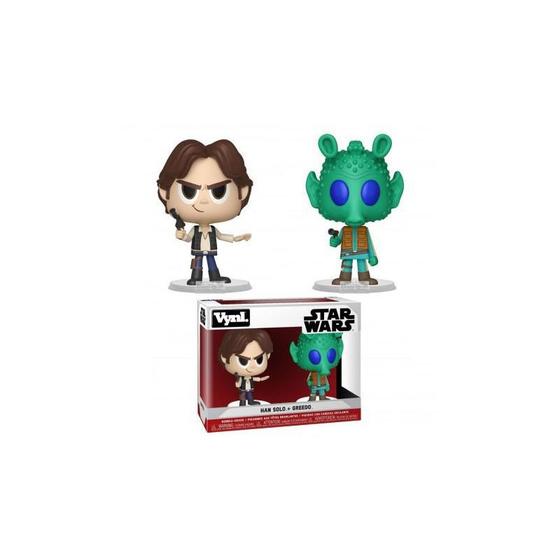 Imagem de Boneco de Vinil Star Wars Han Solo Greedo - Conjunto de 2