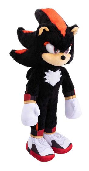 Imagem de Boneco deluxe pelucia Sonic 3 o filme Shadow 33 cm Jakks