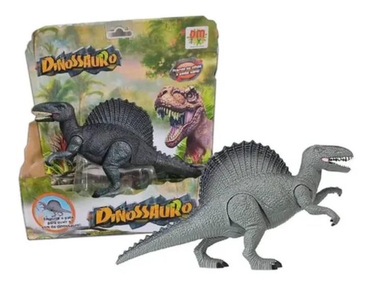 Imagem de Boneco Dinossauro Com Som E Luz Brinquedos Feras Selvagens