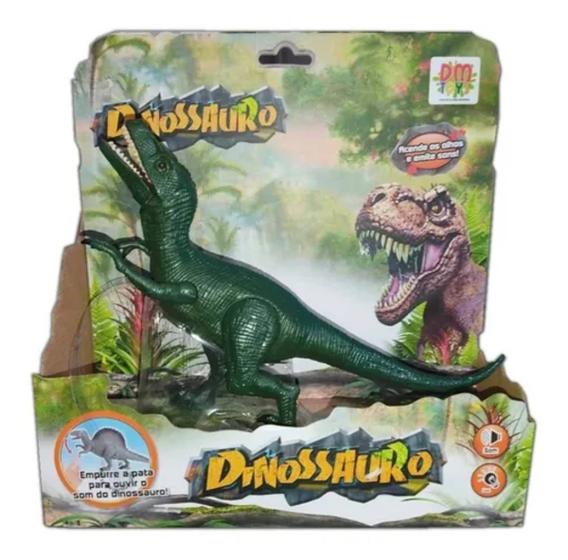 Imagem de Boneco Dinossauro com Som e luz Brinquedos Feras Selvagens