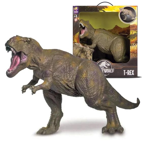 Imagem de Boneco Dinossauro Jurassic World Gigante Articulado Ação T-R