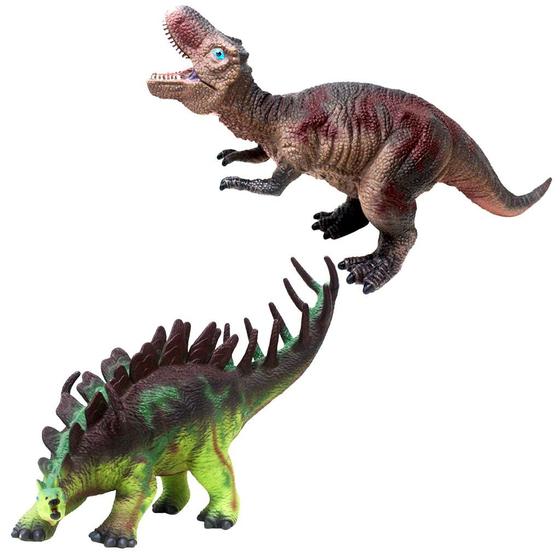 Imagem de Boneco Dinossauro T-Rex ou Estegossauro Sortido 6109 DmToys