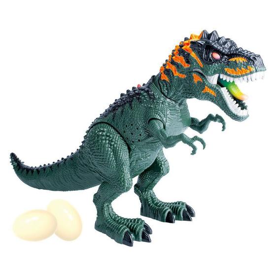 Imagem de Boneco Dinossauro Tiranossauro Rex com Som E Luz DM Toys