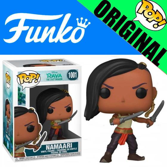 Imagem de Boneco Disney Raya And The Last Dragon Namaari Pop Funko 1001 Original