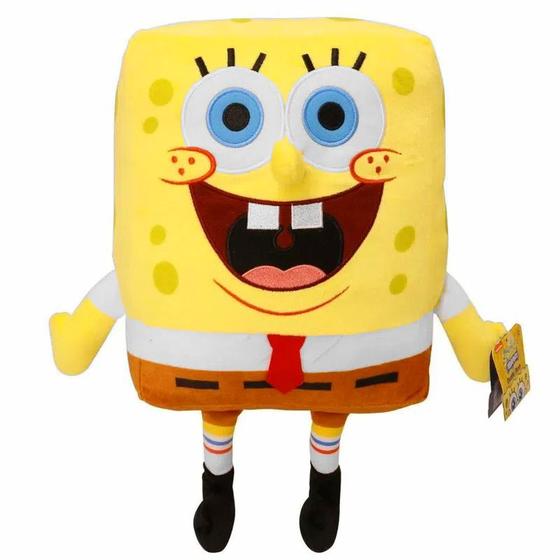 Imagem de Boneco do Bob Esponja de Pelúcia Premium Grande 30cm