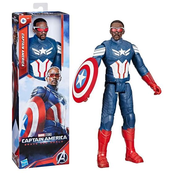 Imagem de Boneco do Capitão América Sam Wilson 30 Cm F9276 Hasbro