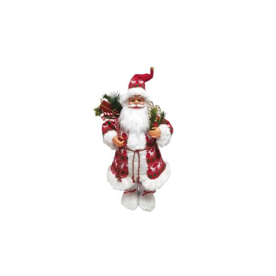 Imagem de Boneco Do Papai Noel Natalino Grande De Luxo 60cm Fica De Pé