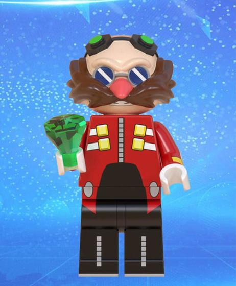 Boneco Dr. Eggman vilão Sonic em Bloco - Kopf - Bonecos - Magazine Luiza