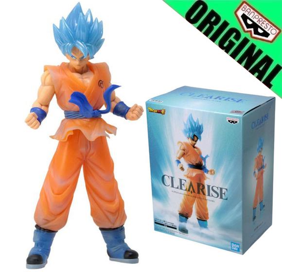 Imagem de Boneco Dragon Ball Super Son Goku Super Saiyajin God Clearise Bandai Banpresto