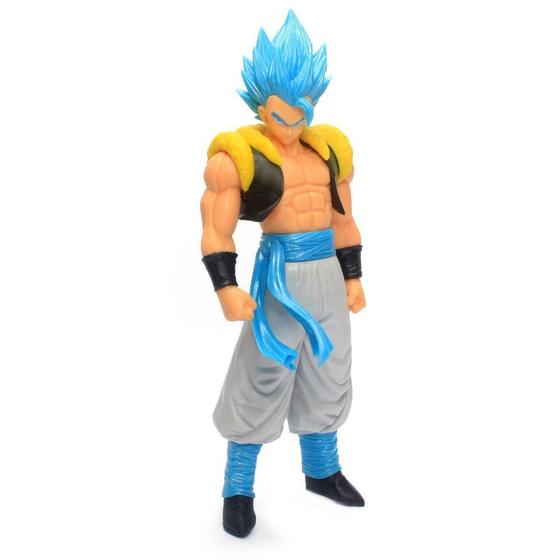 Imagem de Boneco Dragon Ball Z Action Figure - Gogeta Super Saiyajin Deus Blue - 18cm - Harsh