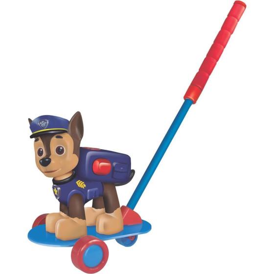 Imagem de Boneco e personagem patrulha canina chase empurrar