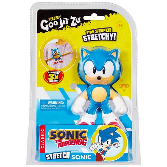 Imagem de Boneco Elástico que Estica Sonic Classico - Goo Jit Zu