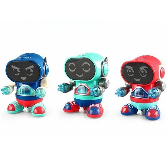Imagem de Boneco Eletrônico Robô Aranha Com Luz E Som Brinquedo Pilha.