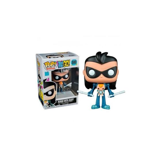 Imagem de Boneco Exclusivo Teen Titans Go Robin com Bebê 599