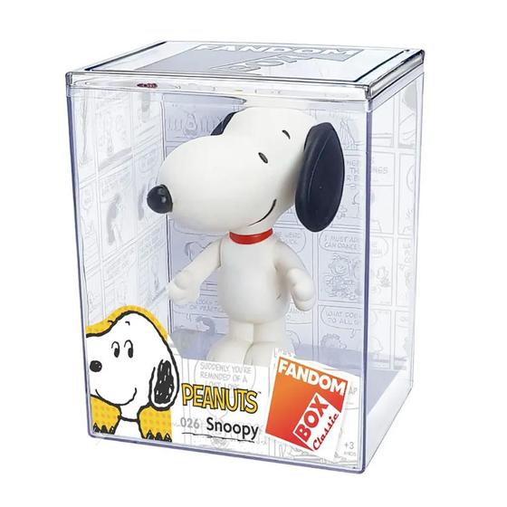 Imagem de Boneco Fandom Box Snoopy Peanuts Vinil Colecionável 12cm - Líder Brinquedos