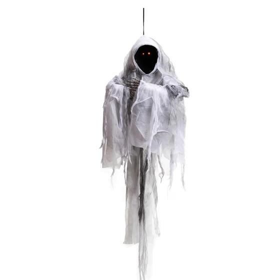 Imagem de Boneco fantasma caveira maximus 100cm halloween