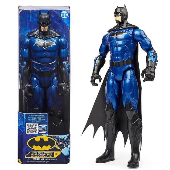 Boneco Figura De Ação Articulado 30 Cm Batman Metal Tech DC - Sunny ...