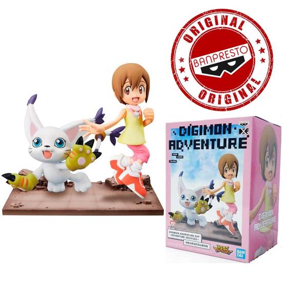 Imagem de Boneco Figure Digimon Adventure DXF Hikari & Tailmon Bandai Banpresto - 045557130923