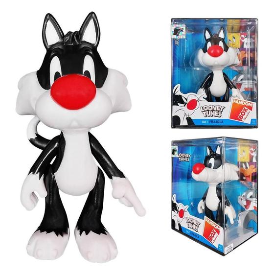 Imagem de Boneco Frajola Looney Tunes Fandombox Brinquedo Articulado