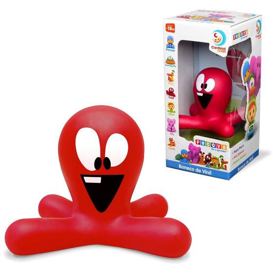 Imagem de Boneco Fred Polvo De Vinil 10cm Pocoyo 3048 - Cardoso Toys