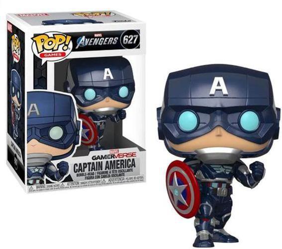 Imagem de Boneco Funko Pop Avengers Gamer Verse Captain America 627