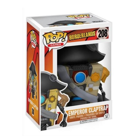 Boneco Funko Pop Borderlands - Emperor Claptrap - Apae - Funko ...