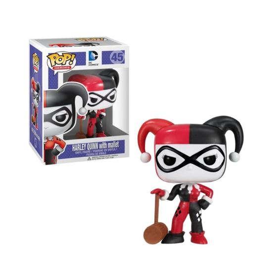 Imagem de Boneco Funko Pop! DC Harley Quinn with Mallet Arlequina