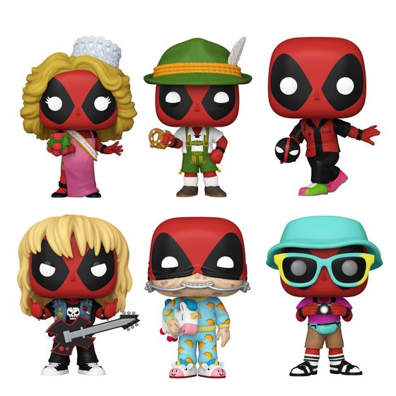 Imagem de Boneco Funko Pop! Deadpool - Conjunto com 6 Peças